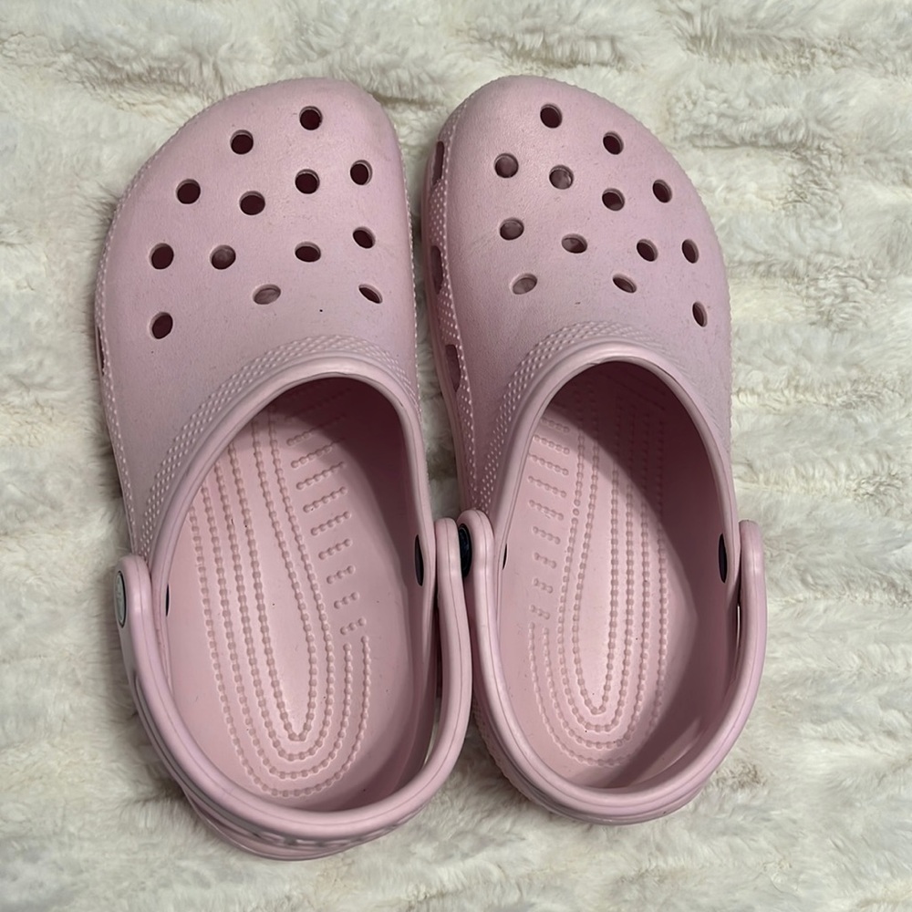 Womens Crocs light pink